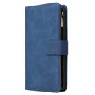 For iPhone 11 Pro Max Multifunctional Retro Frosted Horizontal Flip Leather Case with Card Slot & Holder & Zipper Wallet & Photo Frame & Lanyard(Blue) - 2