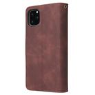 For iPhone 11 Pro Max Multifunctional Retro Frosted Horizontal Flip Leather Case with Card Slot & Holder & Zipper Wallet & Photo Frame & Lanyard(Coffee) - 3