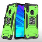 For Huawei P Smart(2019) Magnetic Armor Shockproof TPU + PC Case with Metal Ring Holder(Green) - 1