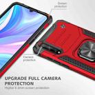 For Huawei P Smart S / Enjoy 10S / Y8P Magnetic Armor Shockproof TPU + PC Case with Metal Ring Holder(Red) - 3