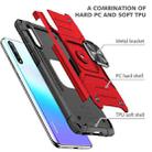 For Huawei P Smart S / Enjoy 10S / Y8P Magnetic Armor Shockproof TPU + PC Case with Metal Ring Holder(Red) - 4