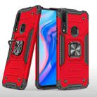 For Huawei Y9 Prime(2019) / P Smart Z Magnetic Armor Shockproof TPU + PC Case with Metal Ring Holder(Red) - 1