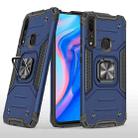 For Huawei Y9 Prime(2019) / P Smart Z Magnetic Armor Shockproof TPU + PC Case with Metal Ring Holder(Blue) - 1