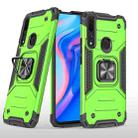 For Huawei Y9 Prime(2019) / P Smart Z Magnetic Armor Shockproof TPU + PC Case with Metal Ring Holder(Green) - 1