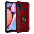 For Galaxy A10s Armor Shockproof TPU + PC Protective Case with 360 Degree Rotation Holder(Red) - 1