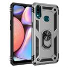 For Galaxy A10s Armor Shockproof TPU + PC Protective Case with 360 Degree Rotation Holder(Silver) - 1