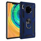 For Huawei Mate 30 Pro Armor Shockproof TPU + PC Protective Case with 360 Degree Rotation Holder(Blue) - 1