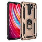 For Xiaomi Redmi Note 8 Pro Armor Shockproof TPU + PC Protective Case with 360 Degree Rotation Holder(Gold) - 1