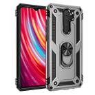 For Xiaomi Redmi Note 8 Pro Armor Shockproof TPU + PC Protective Case with 360 Degree Rotation Holder(Silver) - 1