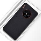 For Huawei Mate 30 Shockproof Cloth Texture PC+ TPU Protective Case(Black) - 1