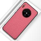 For Huawei Mate 30 Shockproof Cloth Texture PC+ TPU Protective Case(Pink) - 1