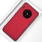 For Huawei Mate 30 Shockproof Cloth Texture PC+ TPU Protective Case(Red) - 1