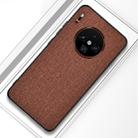 For Huawei Mate 30 Shockproof Cloth Texture PC+ TPU Protective Case(Brown) - 1