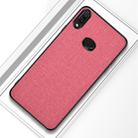 For Galaxy A10s Shockproof Cloth Texture PC+ TPU Protective Case(Pink) - 1