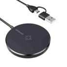 Mriowiz M-2001W 15W Desktop MagSafe Magnetic Wireless Charger , with USB + USB-C / Type-C Data Cable & Holder - 1