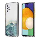 For Samsung Galaxy A72 Marble Texture TPU + PC Protective Case(Green) - 1