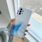 For Samsung Galaxy A32 5G Marble Texture TPU + PC Protective Case(White Blue) - 1