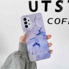 For Samsung Galaxy A32 5G Coloured Glaze Marble TPU + PC Protective Case(White) - 1