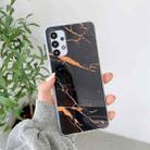 For Samsung Galaxy A32 5G Coloured Glaze Marble TPU + PC Protective Case(Black) - 1