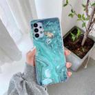 For Samsung Galaxy A32 5G Coloured Glaze Marble TPU + PC Protective Case(Green) - 1