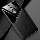 For Huawei Mate 10 Pro All-inclusive Leather + Organic Glass Protective Case with Metal Iron Sheet(Black) - 1