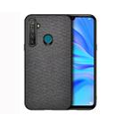 For OPPO Realme 5 Pro Shockproof Cloth Texture PC+ TPU Protective Case(Black) - 1