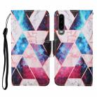 For Huawei P30 Colored Drawing Pattern Horizontal Flip Leather Case with Holder & Card Slots & Wallet & Lanyard(Starry Marble) - 1