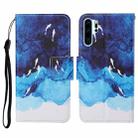 For Huawei P30 Pro Colored Drawing Pattern Horizontal Flip Leather Case with Holder & Card Slots & Wallet & Lanyard(Watercolor Fish) - 1