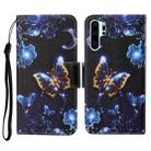 For Huawei P30 Pro Colored Drawing Pattern Horizontal Flip Leather Case with Holder & Card Slots & Wallet & Lanyard(Moon Butterfly) - 1