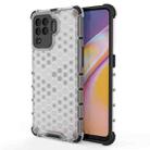 For OPPO A94 Shockproof Honeycomb PC + TPU Case(White) - 1