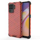 For OPPO A94 Shockproof Honeycomb PC + TPU Case(Red) - 1