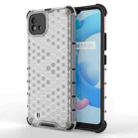 For OPPO Realme C20 Shockproof Honeycomb PC + TPU Case(White) - 1