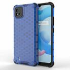 For OPPO Realme C20 Shockproof Honeycomb PC + TPU Case(Blue) - 1