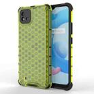 For OPPO Realme C20 Shockproof Honeycomb PC + TPU Case(Green) - 1