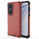 For Huawei P50 Shockproof Honeycomb PC + TPU Case(Red) - 1