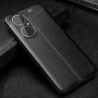 For Huawei P50 Litchi Texture TPU Shockproof Case(Black) - 2