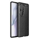 For Huawei P50 Pro Litchi Texture TPU Shockproof Case(Black) - 1