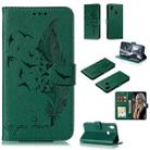 For Galaxy A10s Feather Pattern Litchi Texture Horizontal Flip Leather Case with Holder & Wallet & Card Slots(Green) - 1