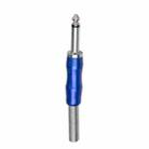 BLS01 DIY Soldering 6.35mm Mono Guitar Audio Cable Plug(Blue) - 1