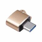 3699 Type-C / USB-C Male to USB 2.0 OTG Adapter(Gold) - 1