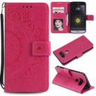 For LG G5 Totem Flower Embossed Horizontal Flip TPU + PU Leather Case with Holder & Card Slots & Wallet(Red) - 1