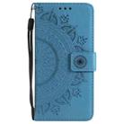 For LG G5 Totem Flower Embossed Horizontal Flip TPU + PU Leather Case with Holder & Card Slots & Wallet(Blue) - 2