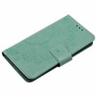 For LG K8 (2017) (EU Version) Totem Flower Embossed Horizontal Flip TPU + PU Leather Case with Holder & Card Slots & Wallet(Green) - 7