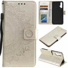 For Huawei nova 5 Totem Flower Embossed Horizontal Flip TPU + PU Leather Case with Holder & Card Slots & Wallet(Gold) - 1