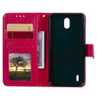 For Nokia 1.3 Totem Flower Embossed Horizontal Flip TPU + PU Leather Case with Holder & Card Slots & Wallet(Red) - 4