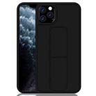 For iPhone 11 Pro Shockproof PC + TPU Protective Case with Wristband & Holder(Black) - 1