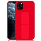 For iPhone 11 Pro Shockproof PC + TPU Protective Case with Wristband & Holder(Red) - 1