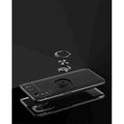 For Xiaomi Redmi K40 Metal Ring Holder 360 Degree Rotating TPU Case(Black+Red) - 6
