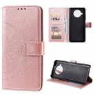 For Xiaomi Mi 10T Lite 5G Totem Flower Embossed Horizontal Flip TPU + PU Leather Case with Holder & Card Slots & Wallet(Rose Gold) - 1
