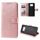 For Xiaomi Poco X3 Totem Flower Embossed Horizontal Flip TPU + PU Leather Case with Holder & Card Slots & Wallet(Rose Gold) - 1